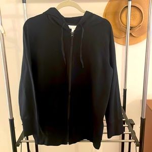Maternity - motherhood maternity black XL hoodie zip up jacket